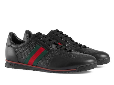 gucci scarpe nere uomo|gucci sneakers outlet.